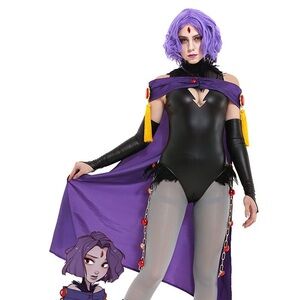 Miccostumes Raven Teen Titans Cosplay Costume